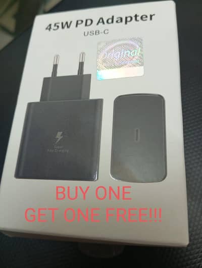 BUY ONE GET ONE FREE!ORIGINAL USB C TYPE CHARGER WITH C TYPE CABLE!