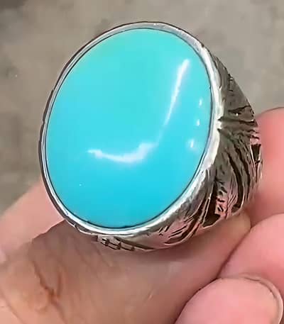 AAA grade non-stabilized feroza from old mines of Neyshabur Iran