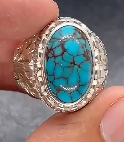 Very beautiful spider web feroza. unheated and untreated