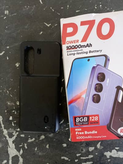 itel p70-6000mah Monsters Bettry /4+4 RAM/ 128GB/WARRANTY/powerbank