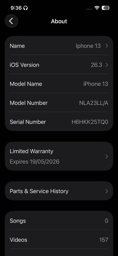 iPhone 13 u128 gb jv