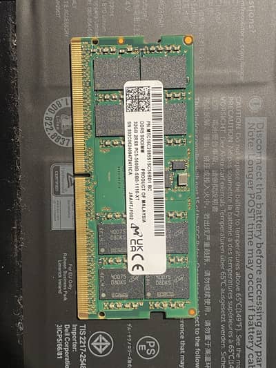 32GB DDR5 5600MHz Ram For Laptop Single Module