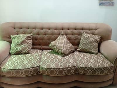 Sofa set 3+2+1 with table