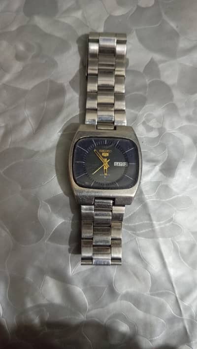 Seiko 5 Vintage TV dial