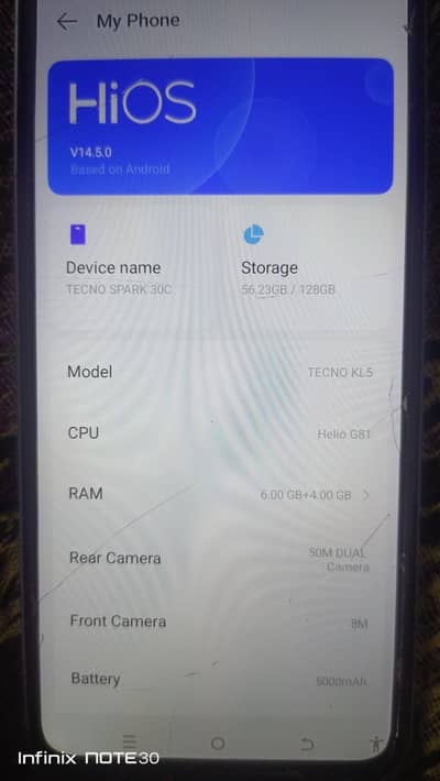 tacno spark 30c  whit box 6/128