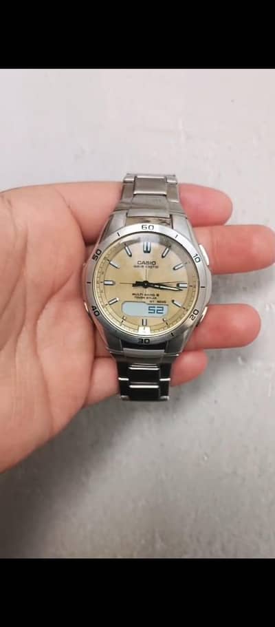 Original Casio Solar Analog Digitial Watch