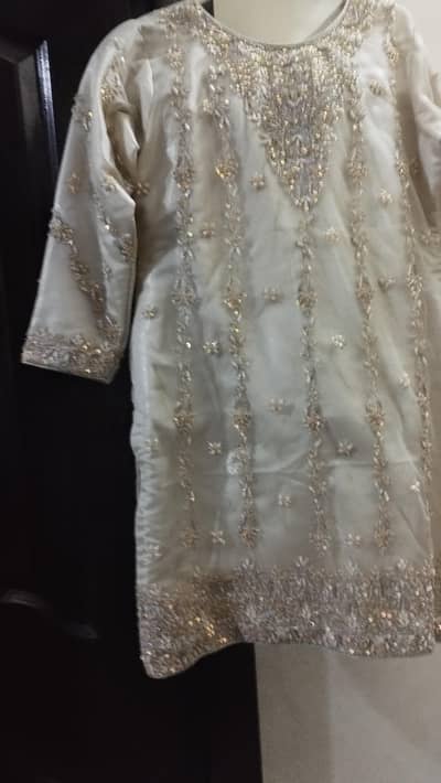 brand new suit shirt duppta with pouch and sharrha