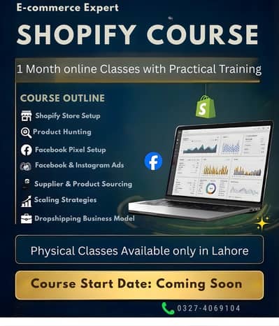 Learn Shopify & Start Earning – Online + Classroom Training