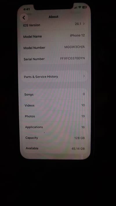 Iphone 12 128gb bypass panel change and back camera cover nhi he bas