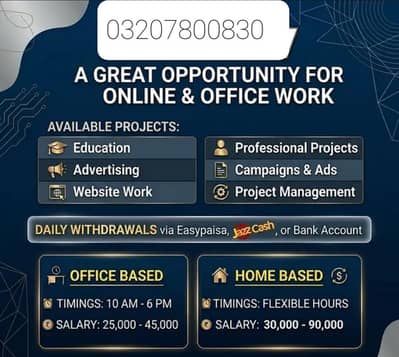 online home based wark