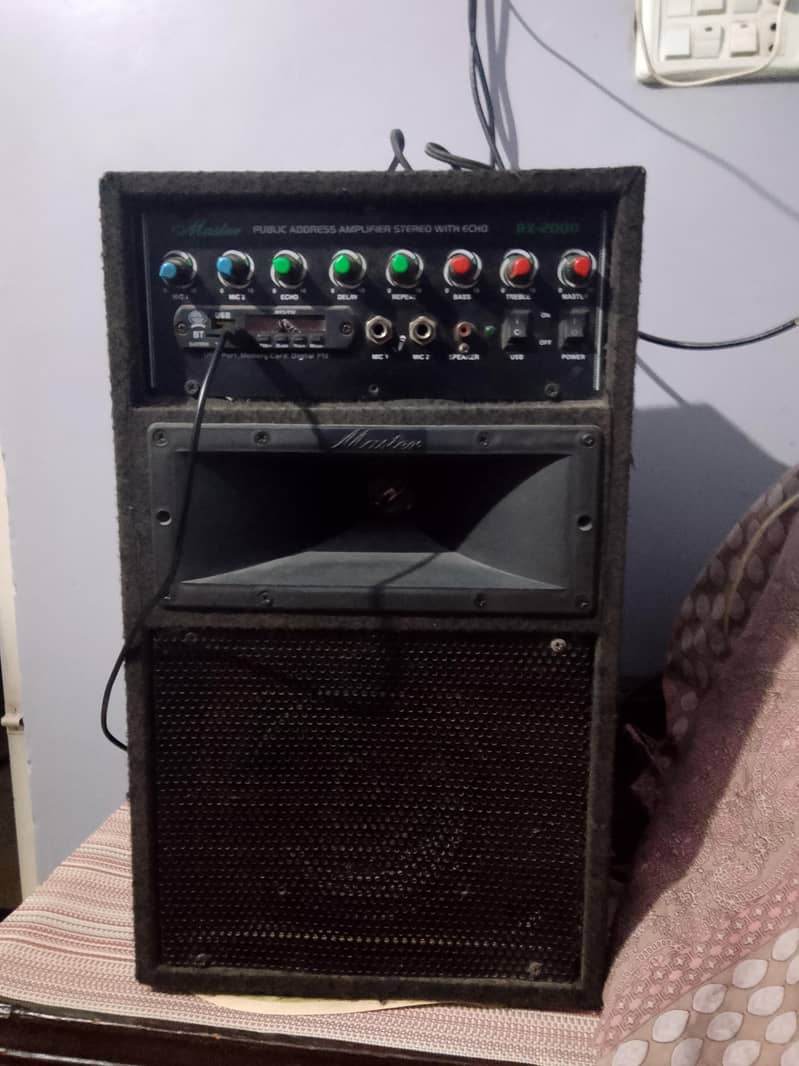 Master speaker with internal amplifier 2
