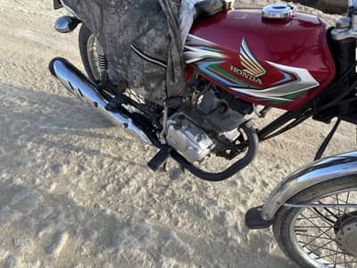 Honda cg 125 red colour 2023 Model