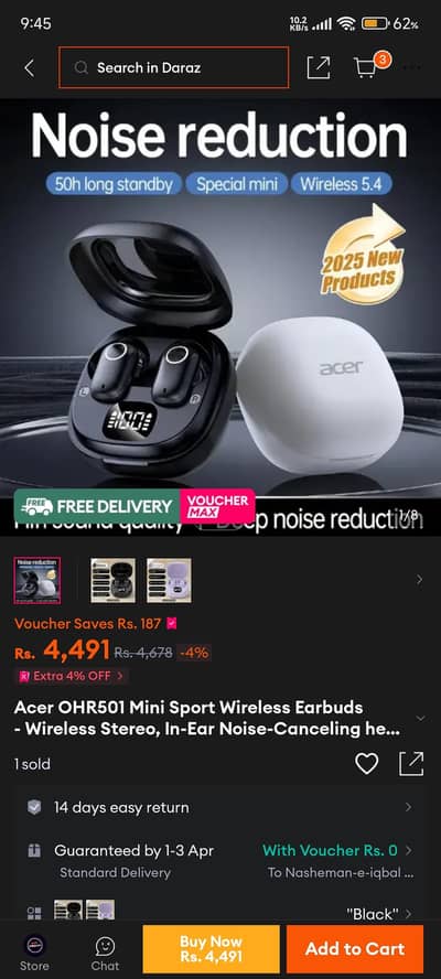 Gaming Earbuds | Earphones | Headset