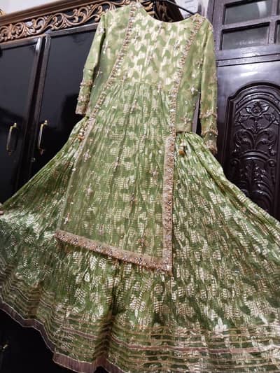 Handmade Adda work Maxi