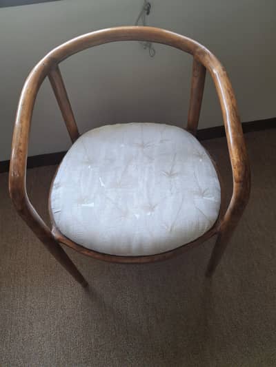 pair of sheesham chairs