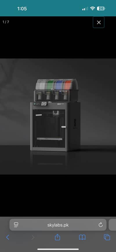 BambuLab P1S Combo (AMS) | Enclosed Multi Color 3D Printer