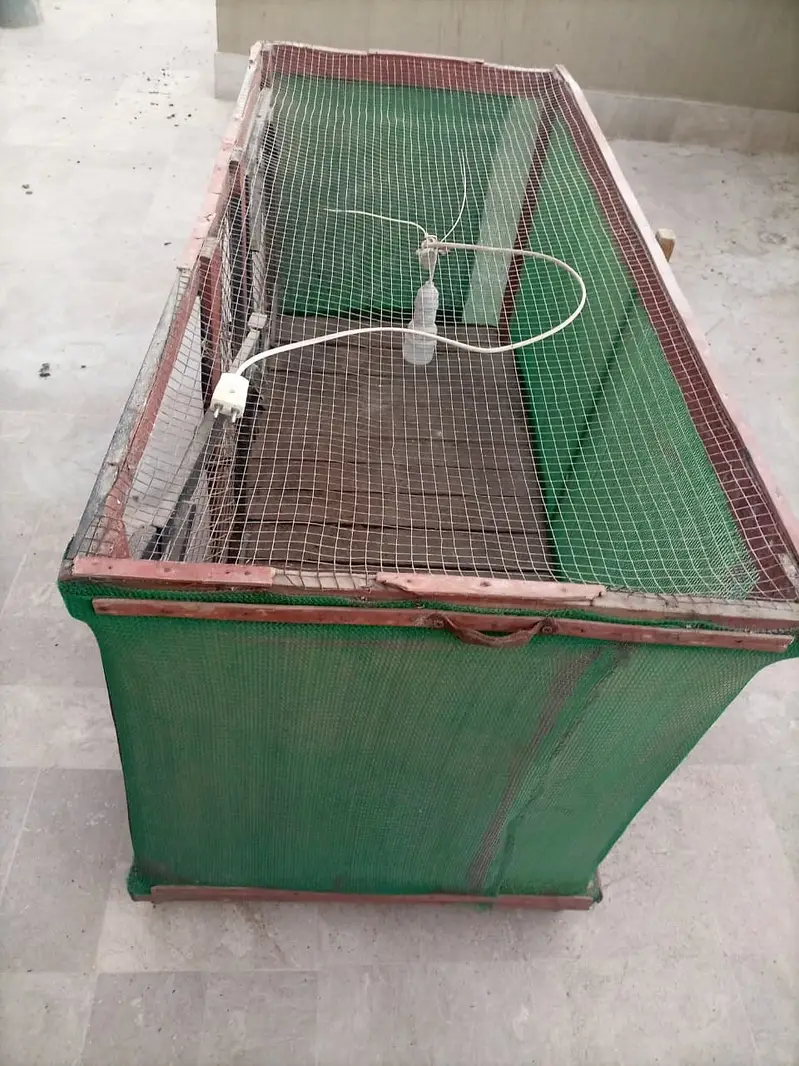 Wood Cage For Hens | 52" (4.3 ft. ) Length x 23" (1.91 ft. ) Depth x 26 — photo 3
