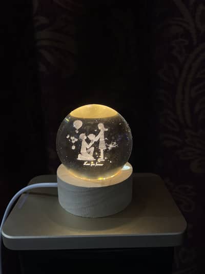 Crystal ball lamp// ball lamp//