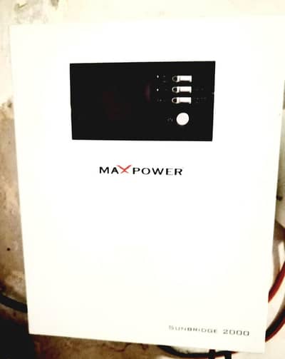 Max power Inverter with warranty as like new urgent sale