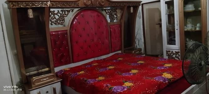 Heavy wooden bedroom set
