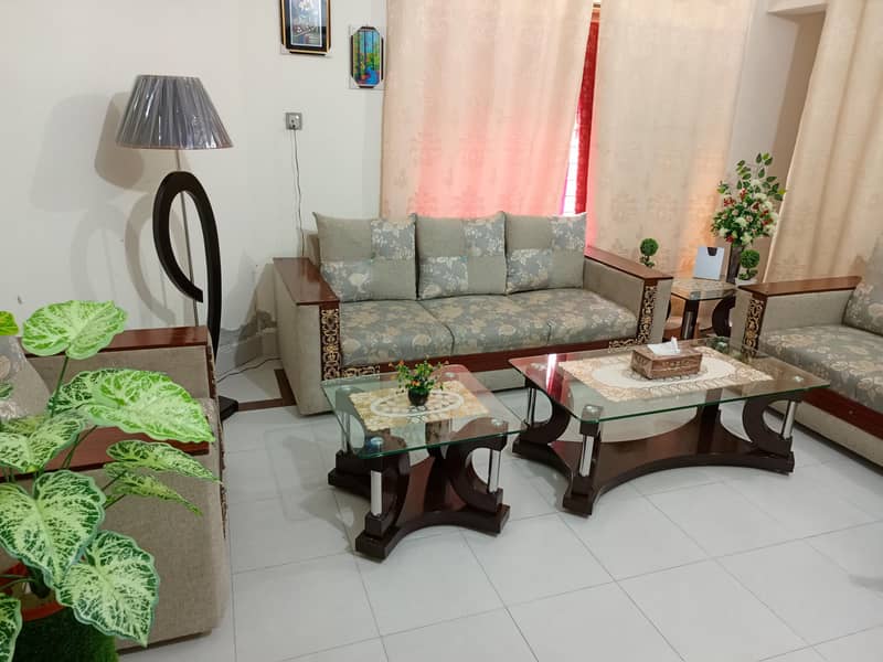 executive class 6 seter sofa set plus table set 1