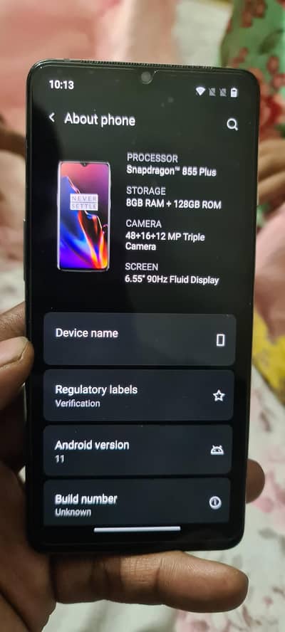 Only one plus 7t 128GB non  PTA Change possible