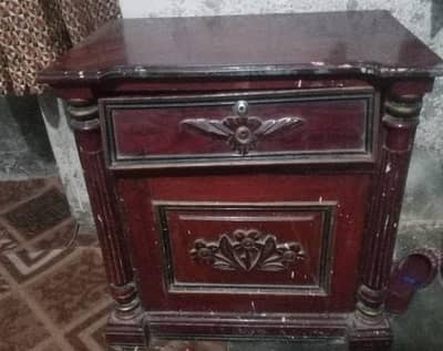 king size bed dressing table and two side tables