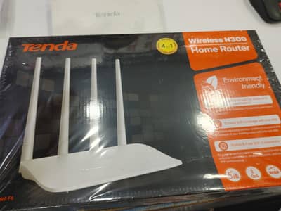 Router tenda company new condition with 4 antenna