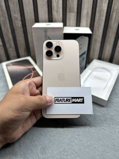 16 Pro Max JV | 5 Months Warranty | 100% Health | Desert Titanium