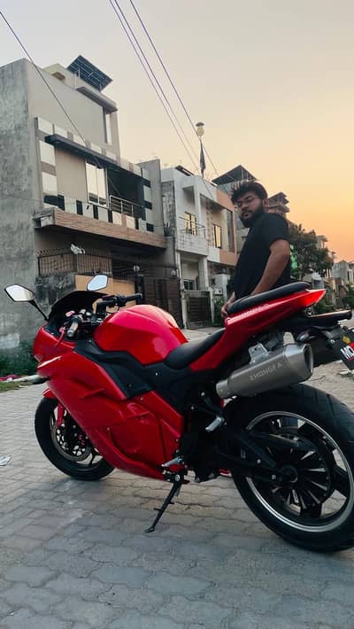 zhongfa g8 3000watt motor sports bike 10 by 10