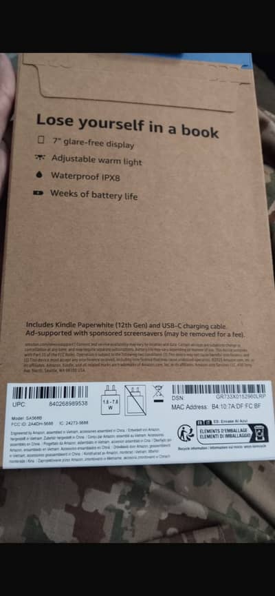 Amazon kindle 12 generation