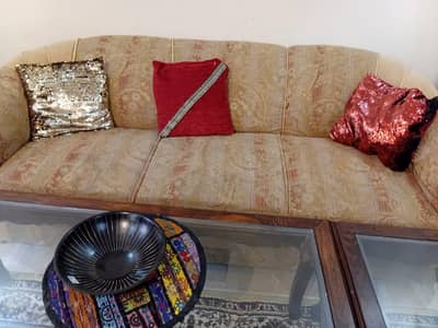 8 seater sofa and  table set for sale