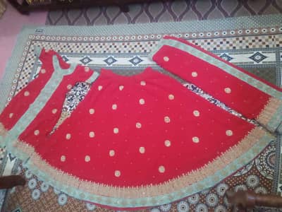 bridal dress ,Sharara with open shirt 30  thousand each