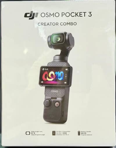 DJI Osmo Pocket 3 Creator Combo   1 year official warranty