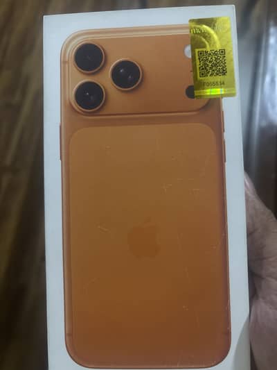 Iphone 17pro max 512 gb orange colour