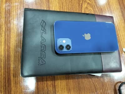 iphone 12 with box in blue colour