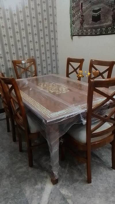6 Seater dining table sheesham wood