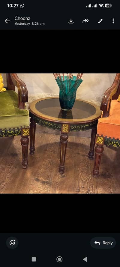 Premium 6 Piece Hand-Carved Shisham Wood Bedroom Set (King Size)