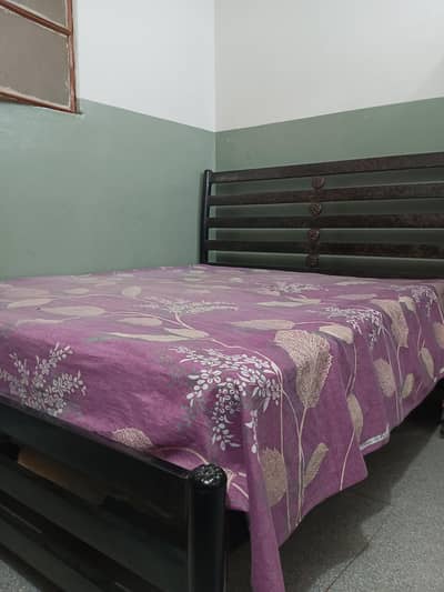 Double bed , In good condition, Iron frame