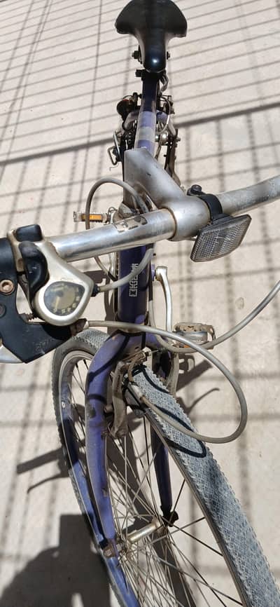 Gare bicycle with 6 gare