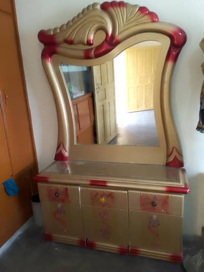 bed dressing and 2 side tables for sale