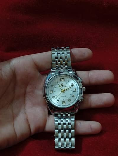 silver chain watch for salee