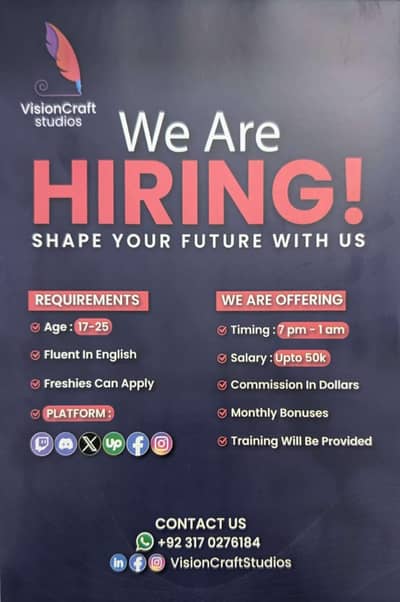 International Production Sales Work KARACHI