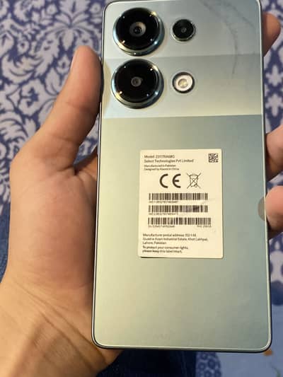 Redmi note 13 pro 12/256 with box and charger