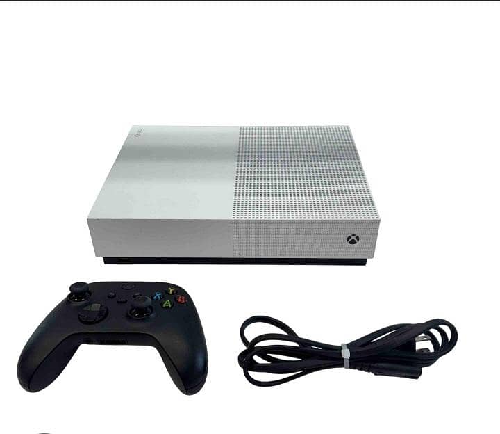 Xbox one s with controller 0