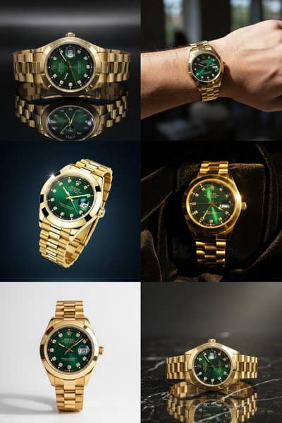 Premium Golden Timepiece – Classic Royal Look