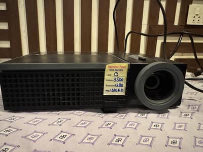 HD projector 3500 luminous with screen