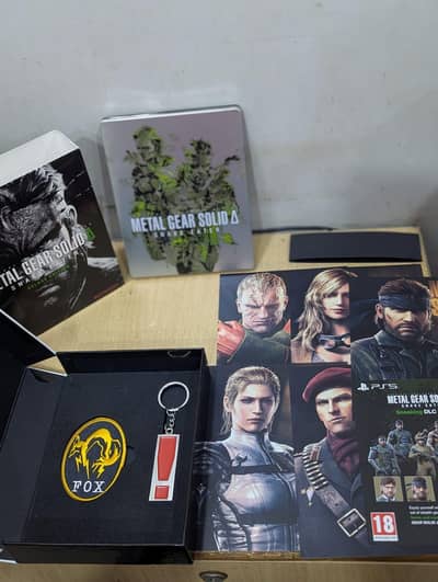 brand new ps5 metal gear solid deluxe edition steelbook no disk