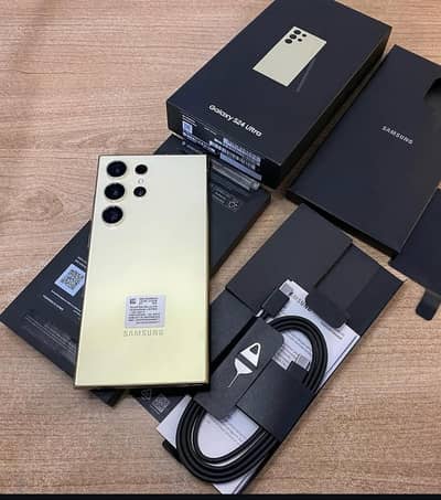 Samsung Galaxy S24 Ultra 12/512 Complete Box Urgent Sale Connect Wtp
