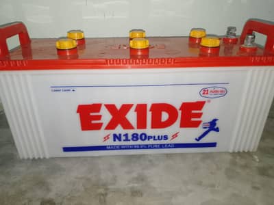 Exide battery 21plate 140amp 10/10 New condition 03234186602